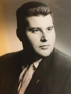man portrait in black and white