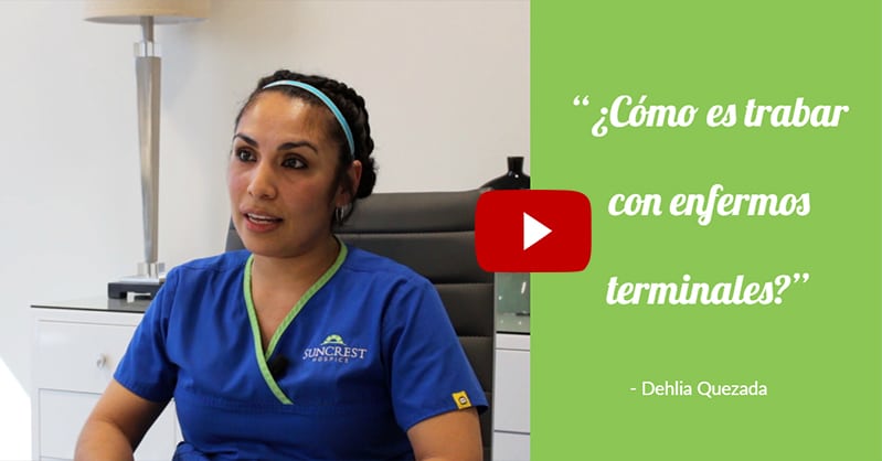 ¿Cómo es trabar con pacientes que son enfermos terminales? – Dehlia Quezada