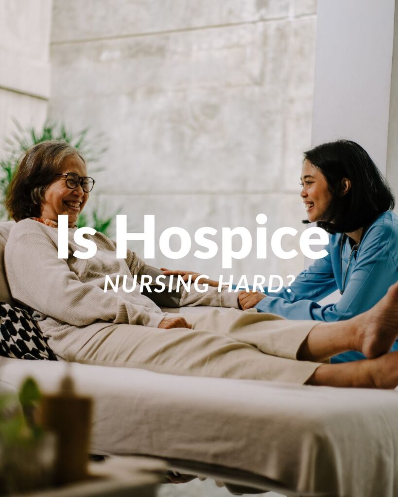 is hospice nursing hard?
