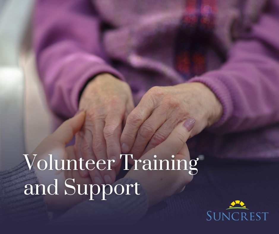hospice volunteer training and support