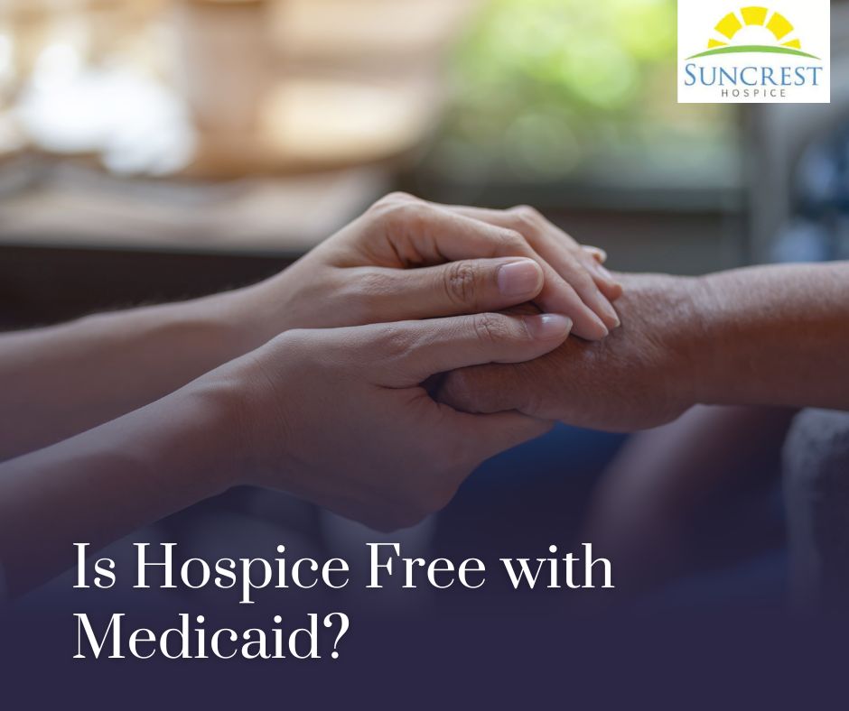 Hospice nurse explaining Medicaid coverage costs to a family caregiver