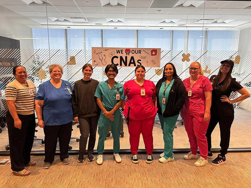 Suncrest Utah hospice care team in scrubs at the Salt Lake City office