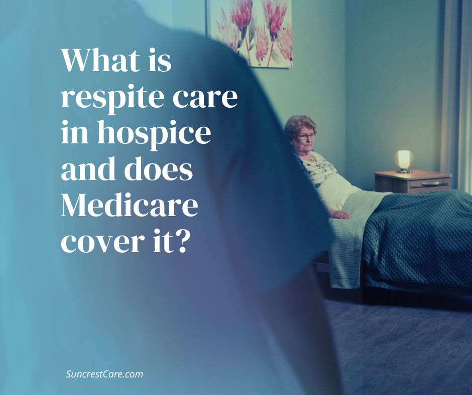 Family caregiver resting while hospice respite care covers their loved one